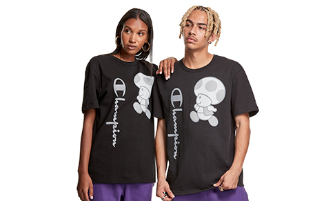 Champion collaborates with Super Mario Bros